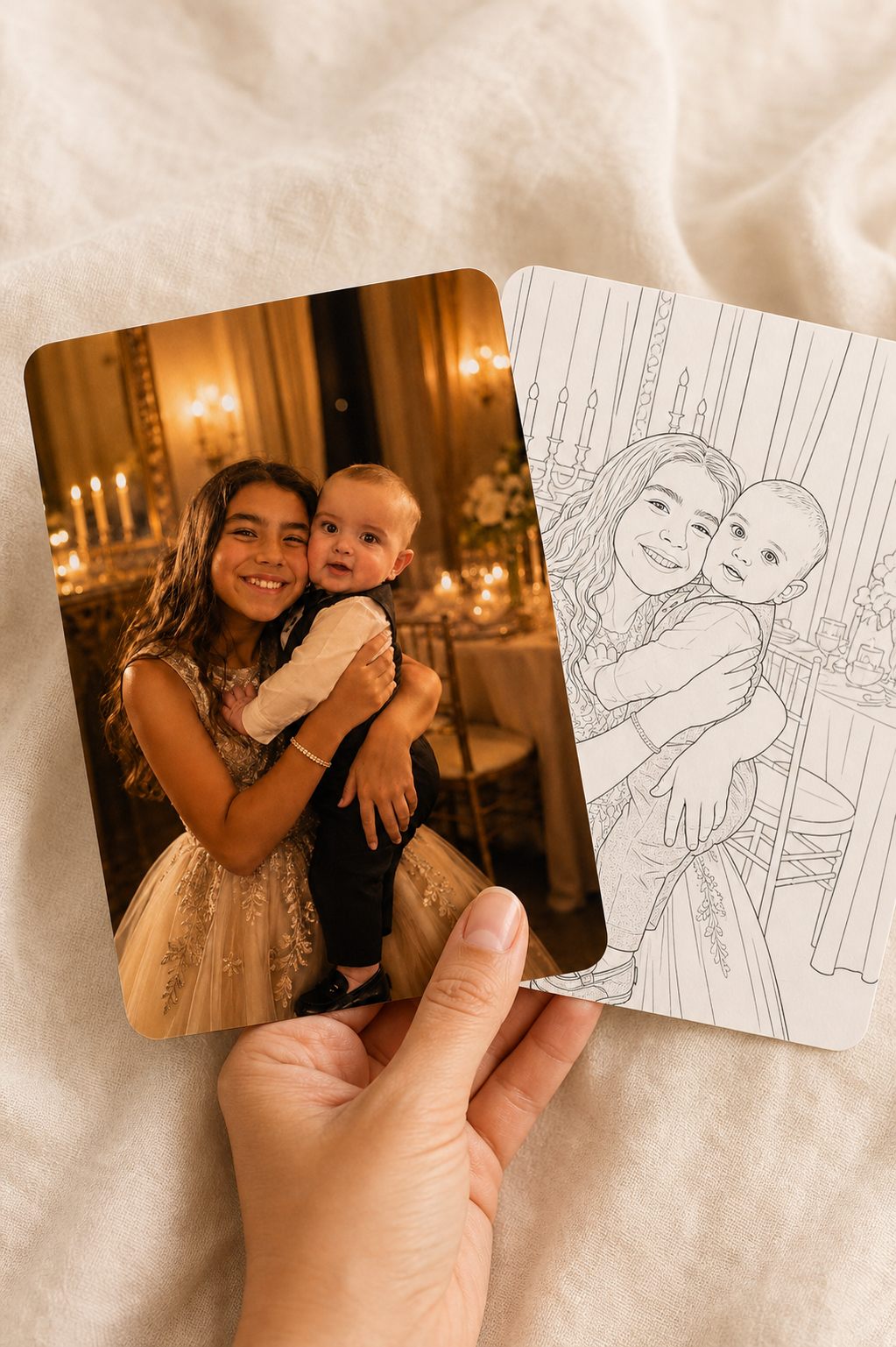 Custom Family Coloring Pages | Turn Your Photos into a Personalized Keepsake