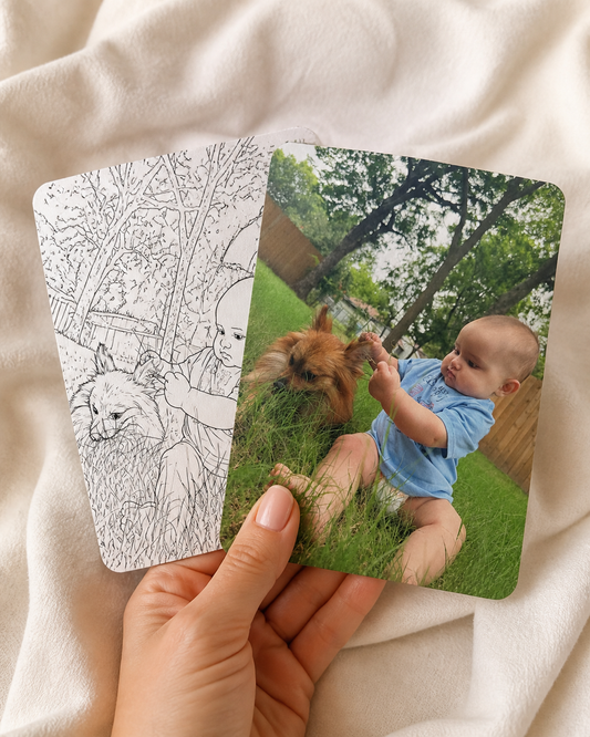 Single Memory Transformation | One Custom Coloring Page