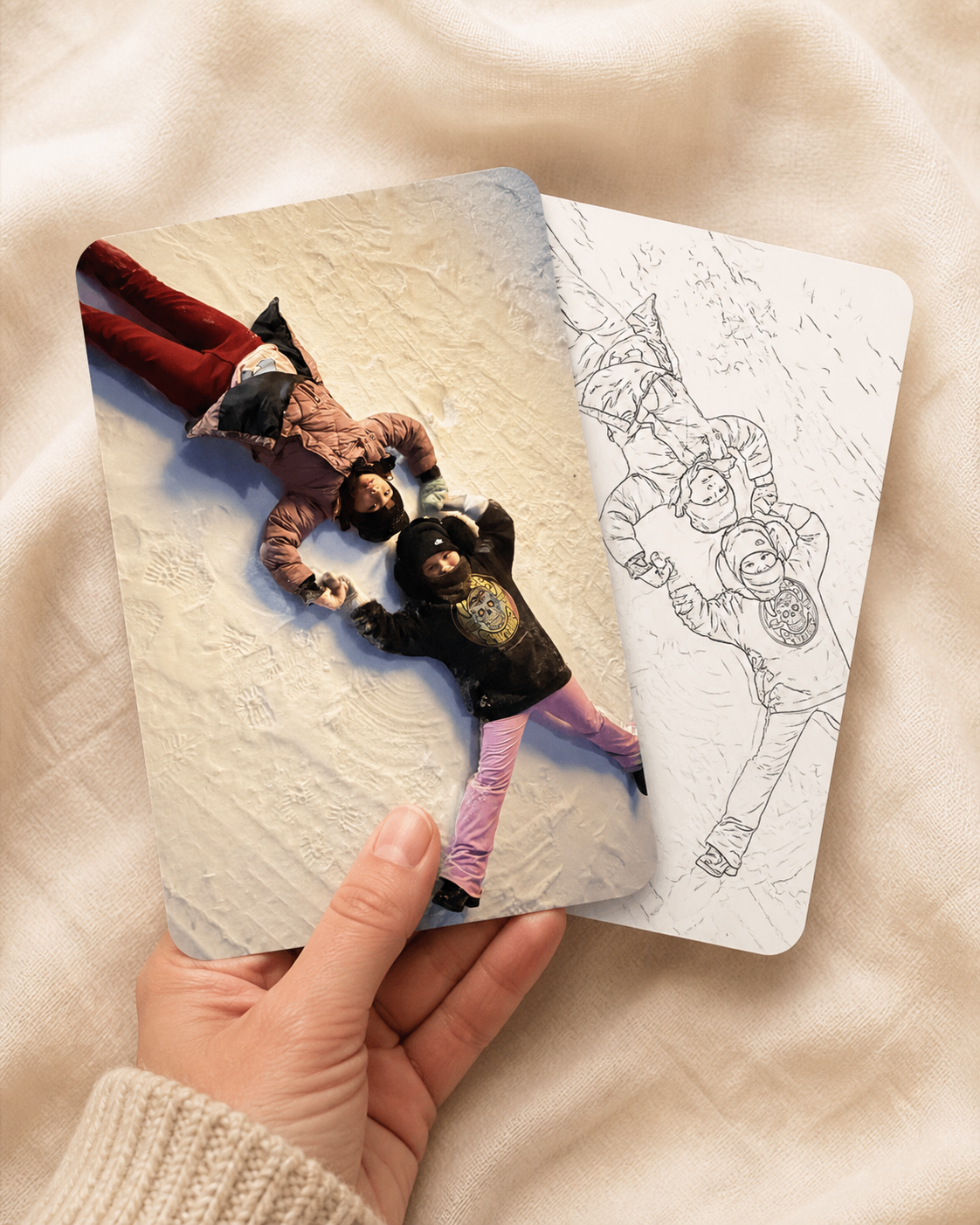 Custom Family Coloring Pages | Turn Your Photos into a Personalized Keepsake
